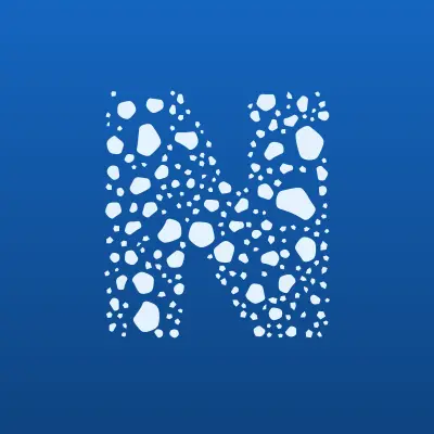 Ника, магазин косметики и бытовой химии, лого-визитка